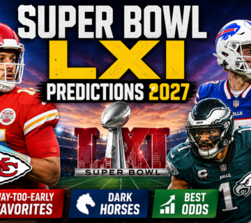 Super Bowl LXI predictions 2027 favorites