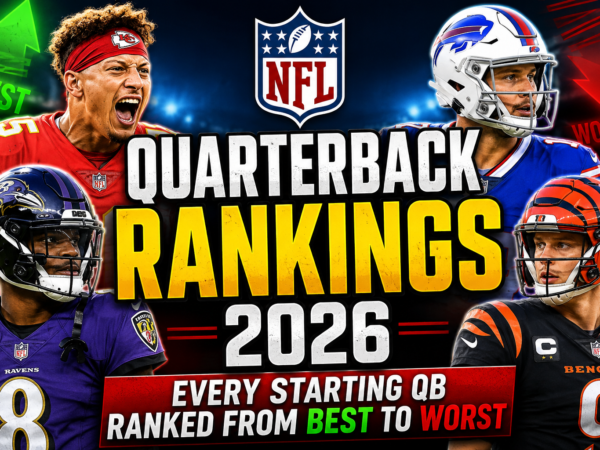 NFL quarterback rankings top 10 2026