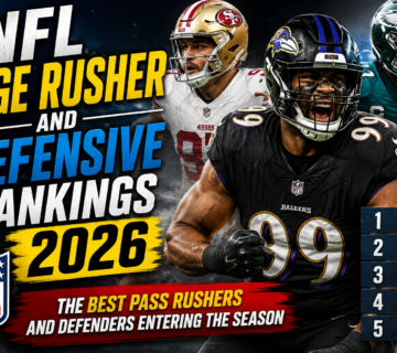 Best NFL pass rushers and defenders 2026