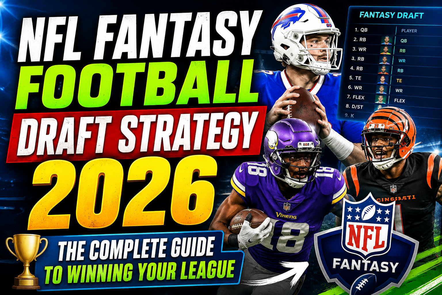 NFL fantasy football draft strategy 2026