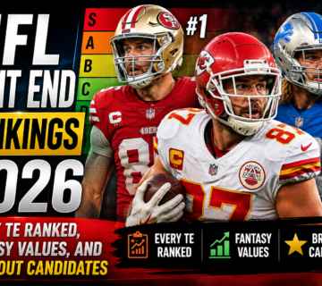 NFL tight end rankings 2026 fantasy