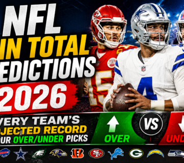 NFL win total predictions 2026 all teams