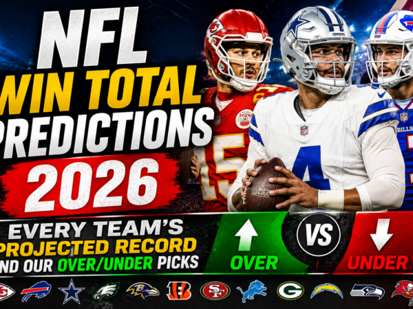 NFL win total predictions 2026 all teams