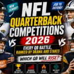 NFL quarterback battles training camp 2026