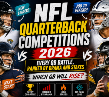 NFL quarterback battles training camp 2026