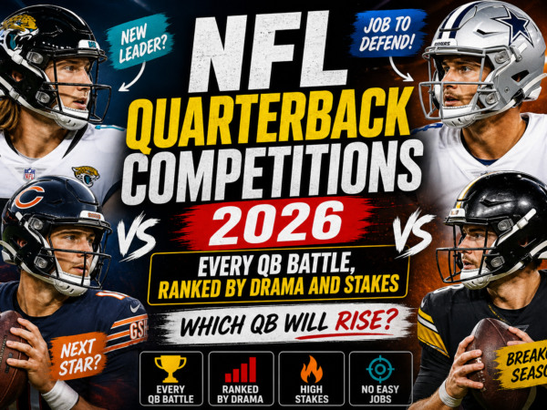 NFL quarterback battles training camp 2026