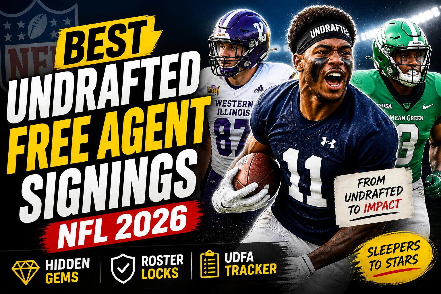 Best undrafted free agents 2026 NFL