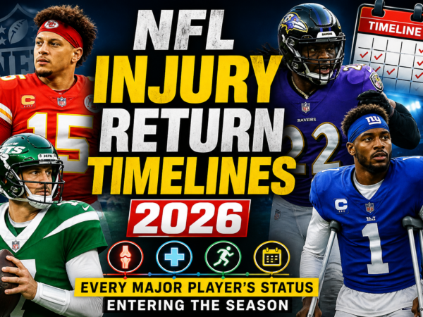 NFL injury updates entering 2026 season