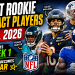 Which rookies will start Week 1 2026