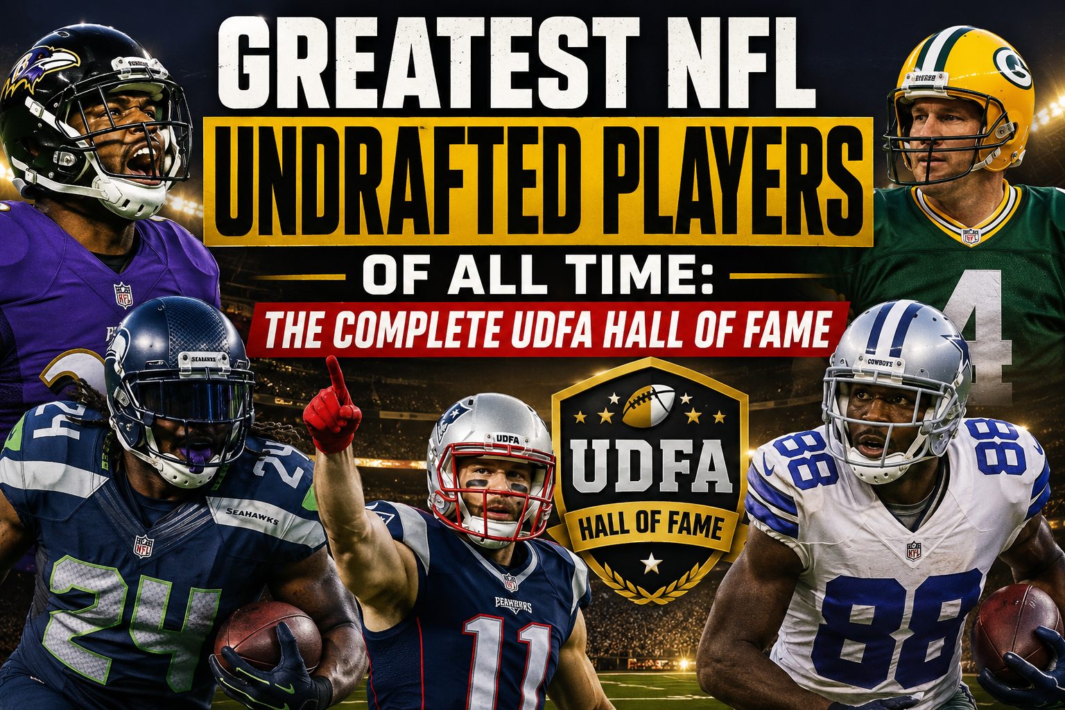 Greatest NFL undrafted players of all time