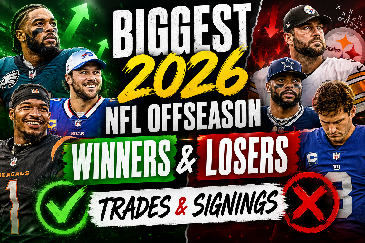 2026 NFL offseason winners losers