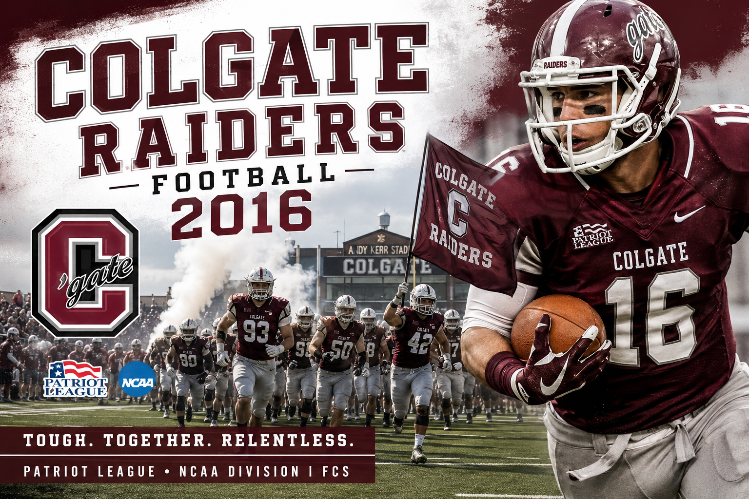 Colgate Raiders football 2016